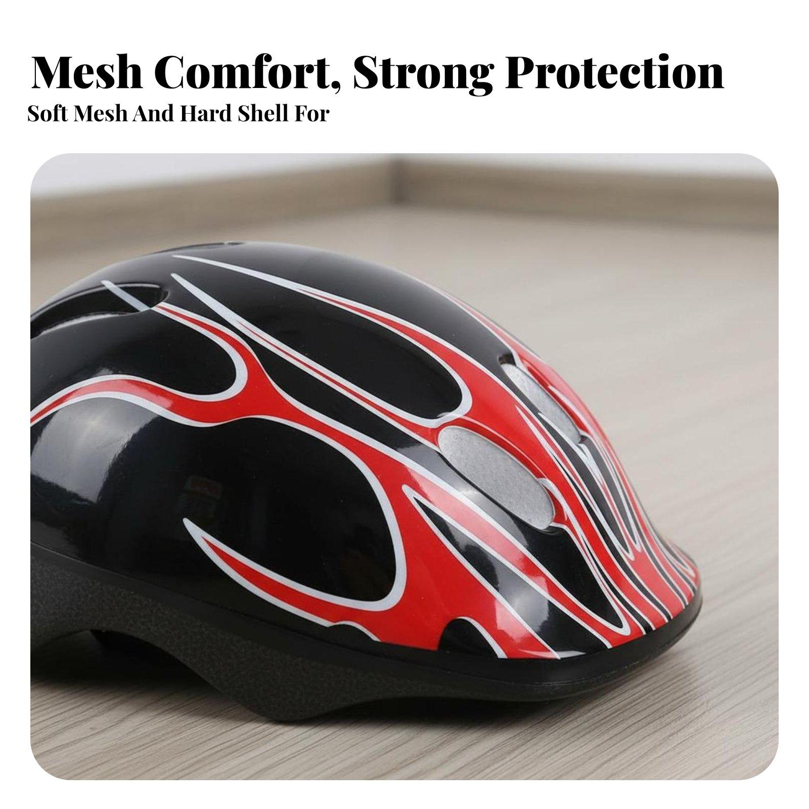 Kids Helmet and Knee Elbow Wri - Scooter Helmet Set recension och pris