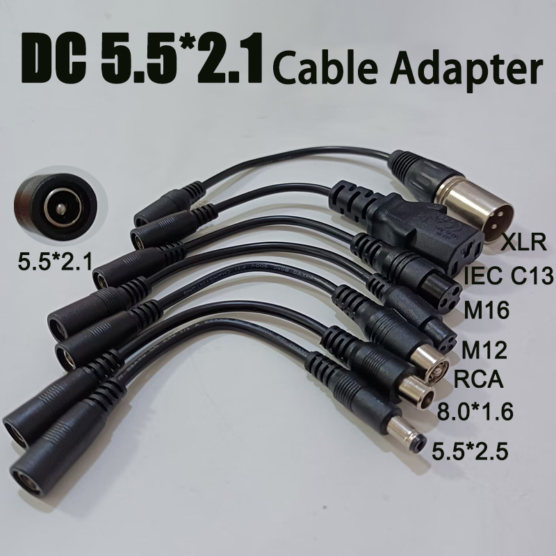 DC 5.5X2.1 To M12 M16 3Pin XLR - Electric Scooter Charger recension och pris