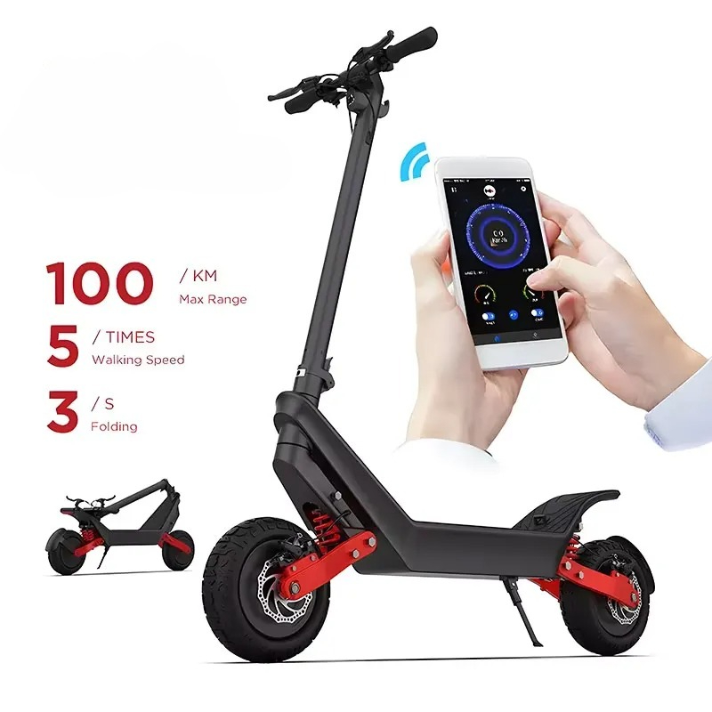Powerful 2000W Dual Motor X10  - Electric Scooter Adults recension och pris